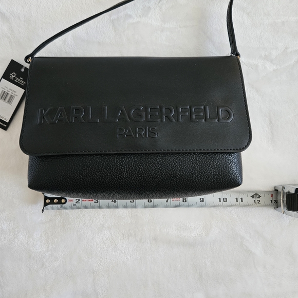 Karl Lagerfeld Handbags - NWT Karl Lagerfeld Elegant Black Handbag Crossbody